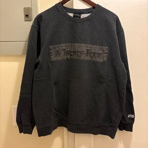 Men's A24 pullover Gray Crewneck Sweater size Large